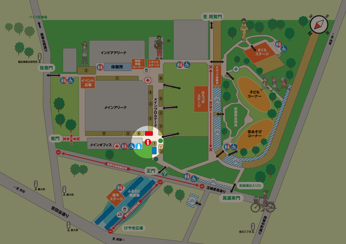 復興支援物産展MAP