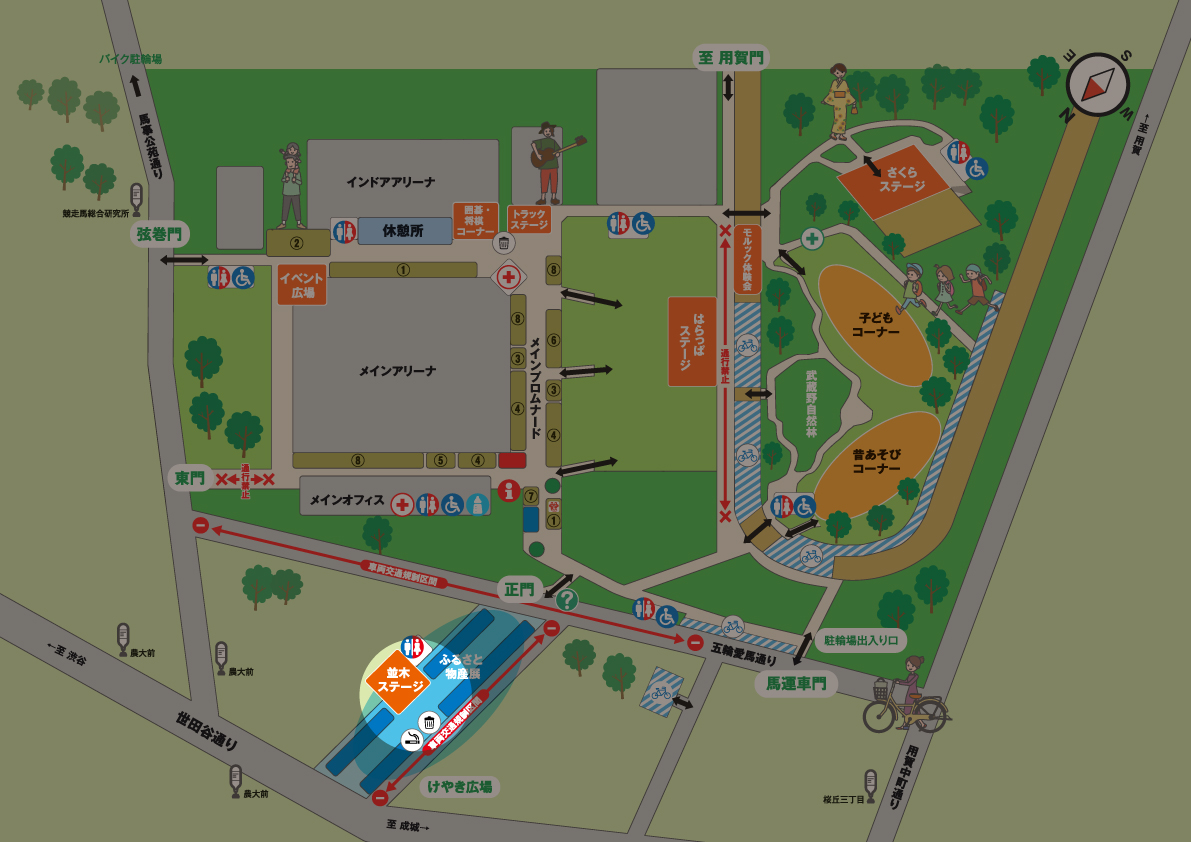 ふるさとPRコーナーMAP